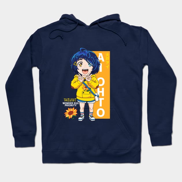 Chibi Ai Ohto Hoodie by TeeTowArt